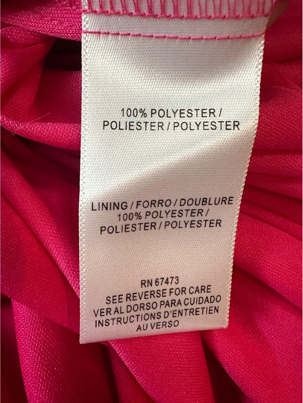 Danny and Nicole Pink Lined Dress Size 22W - Picture 6 of 6